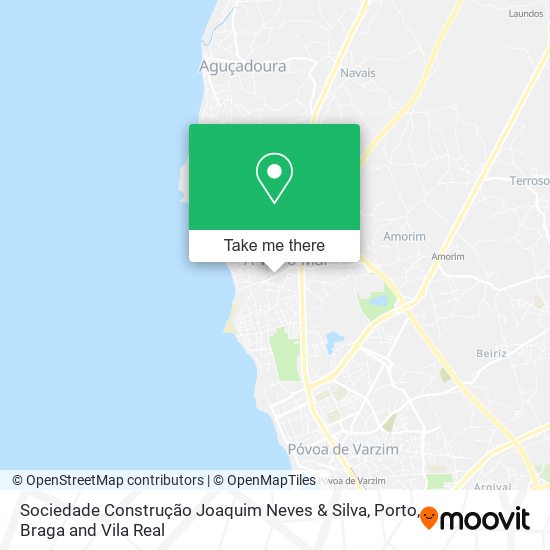 Sociedade Construção Joaquim Neves & Silva map