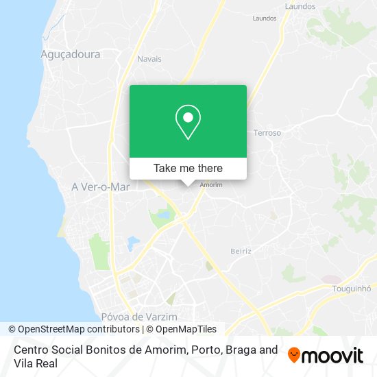 Centro Social Bonitos de Amorim map