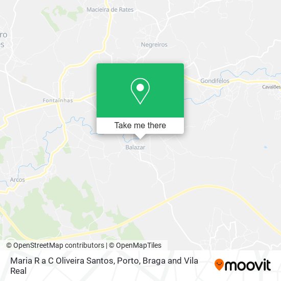 Maria R a C Oliveira Santos map