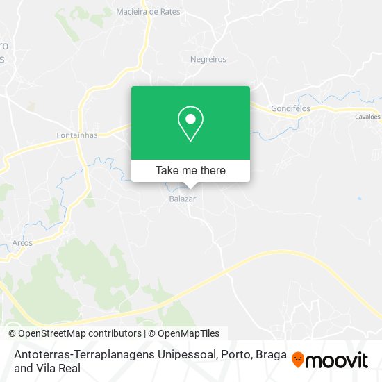 Antoterras-Terraplanagens Unipessoal mapa