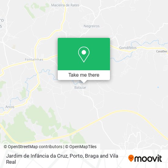 Jardim de Infância da Cruz map