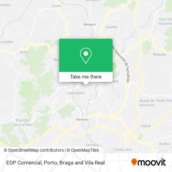 EDP Comercial map