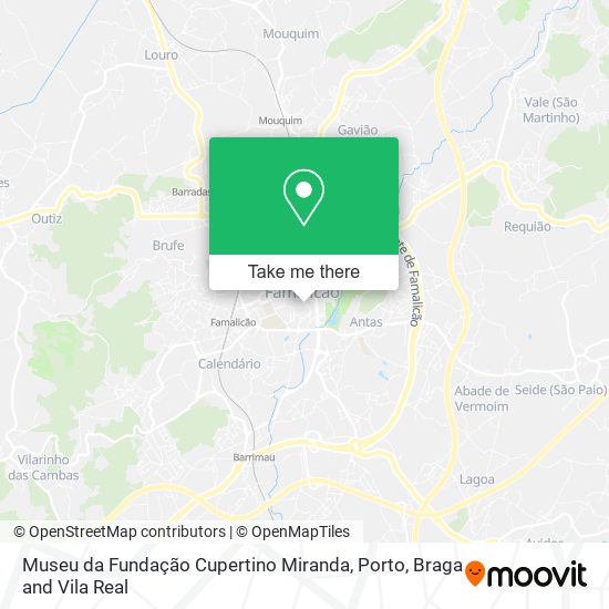 Museu da Fundação Cupertino Miranda map