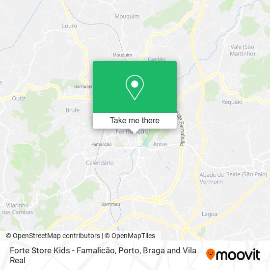 Forte Store Kids - Famalicão map