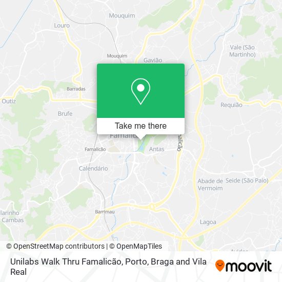 Unilabs Walk Thru Famalicão map