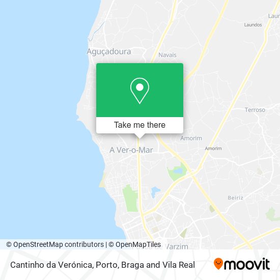 Cantinho da Verónica mapa