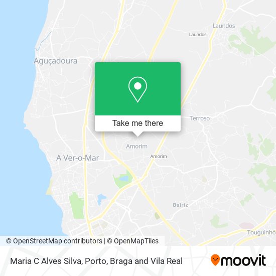 Maria C Alves Silva map