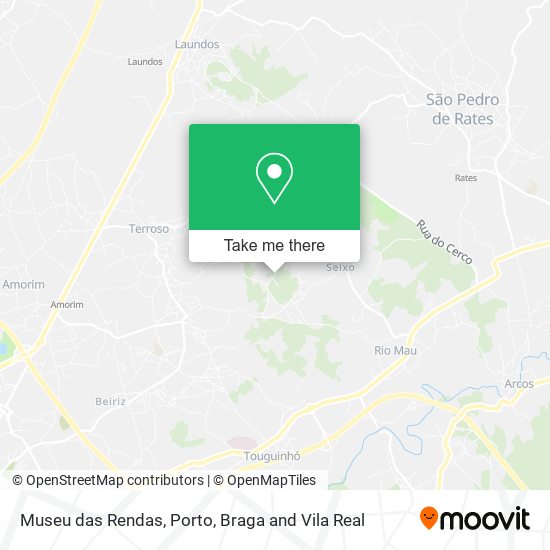 Museu das Rendas mapa