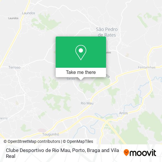 Clube Desportivo de Rio Mau map