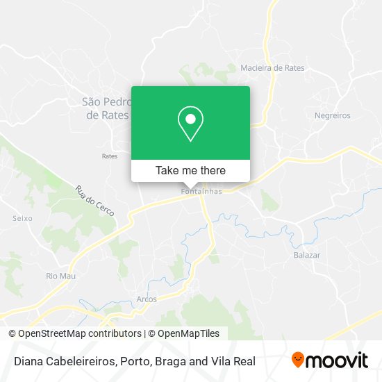Diana Cabeleireiros mapa