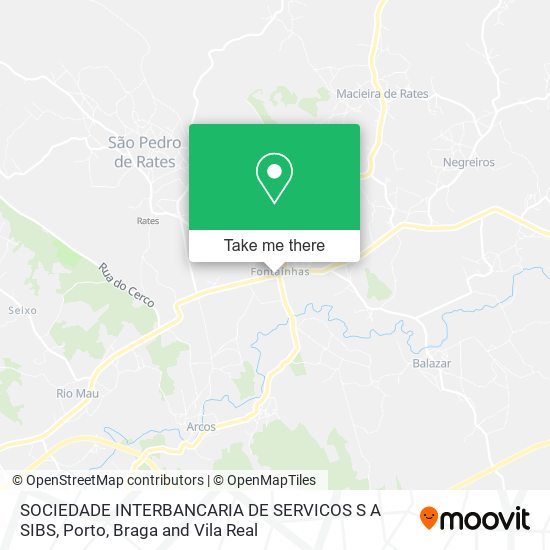 SOCIEDADE INTERBANCARIA DE SERVICOS S A SIBS map