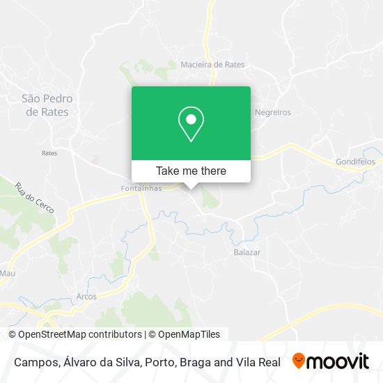 Campos, Álvaro da Silva map