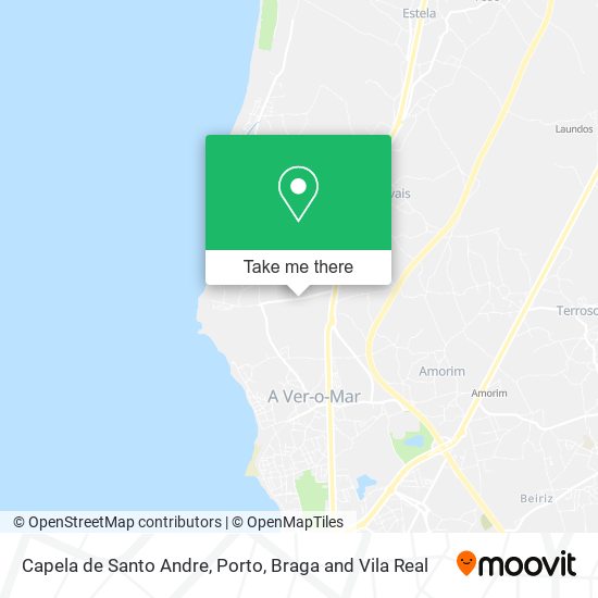 Capela de Santo Andre map