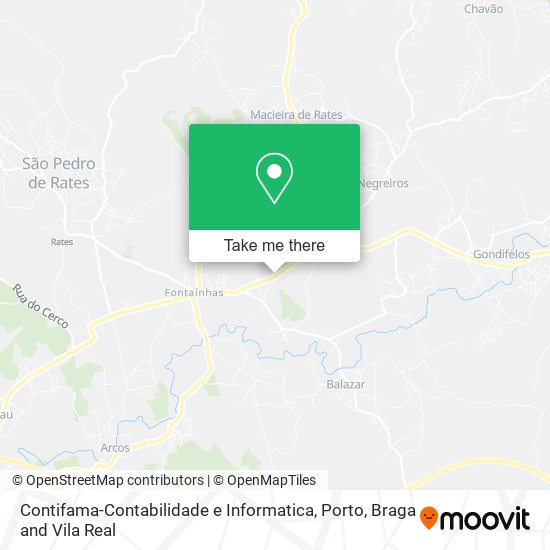 Contifama-Contabilidade e Informatica mapa