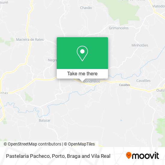 Pastelaria Pacheco mapa