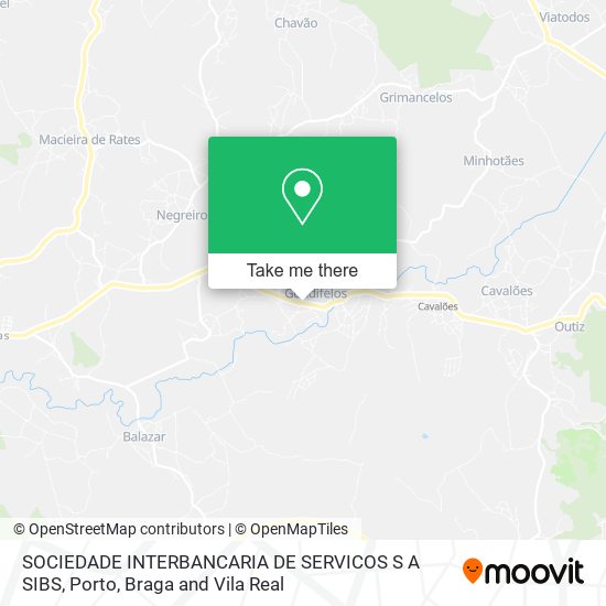 SOCIEDADE INTERBANCARIA DE SERVICOS S A SIBS mapa