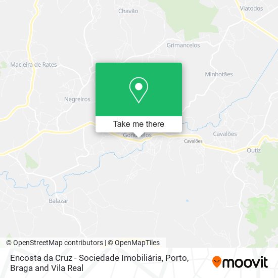Encosta da Cruz - Sociedade Imobiliária map