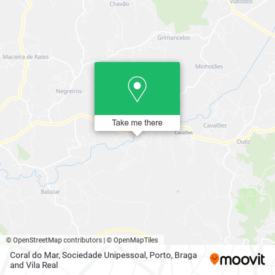 Coral do Mar, Sociedade Unipessoal mapa