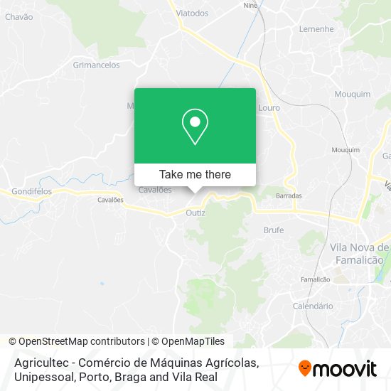 Agricultec - Comércio de Máquinas Agrícolas, Unipessoal map