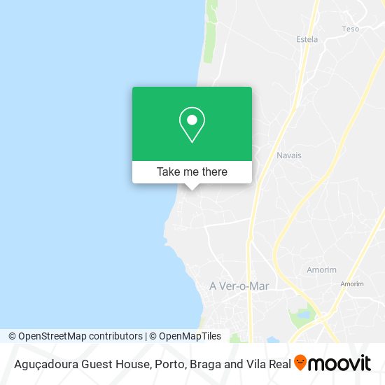 Aguçadoura Guest House map
