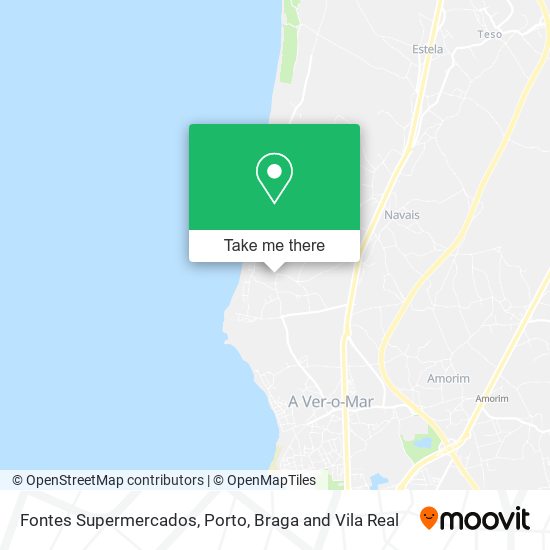 Fontes Supermercados map