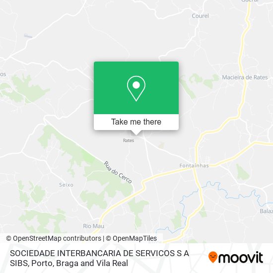 SOCIEDADE INTERBANCARIA DE SERVICOS S A SIBS map