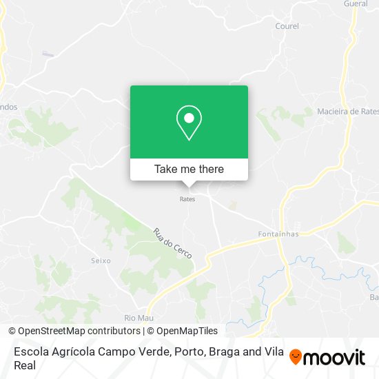 Escola Agrícola Campo Verde mapa