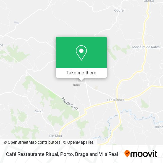 Café Restaurante Ritual map