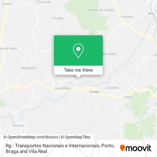 Rg - Transportes Nacionais e Internacionais map