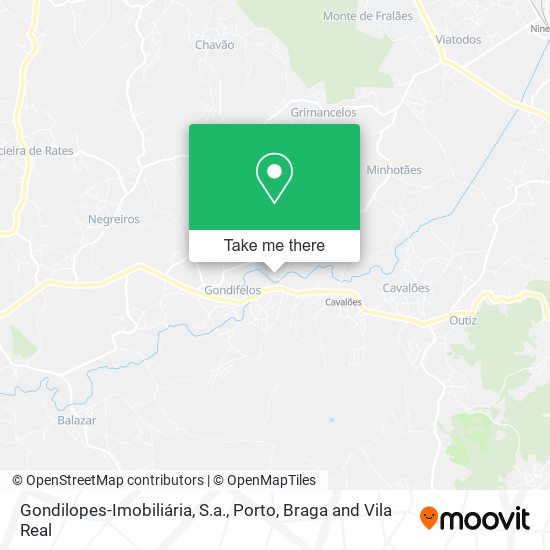 Gondilopes-Imobiliária, S.a. mapa
