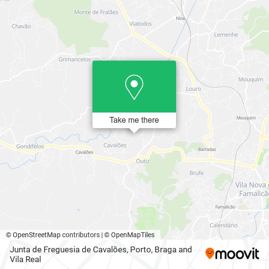 Junta de Freguesia de Cavalões map