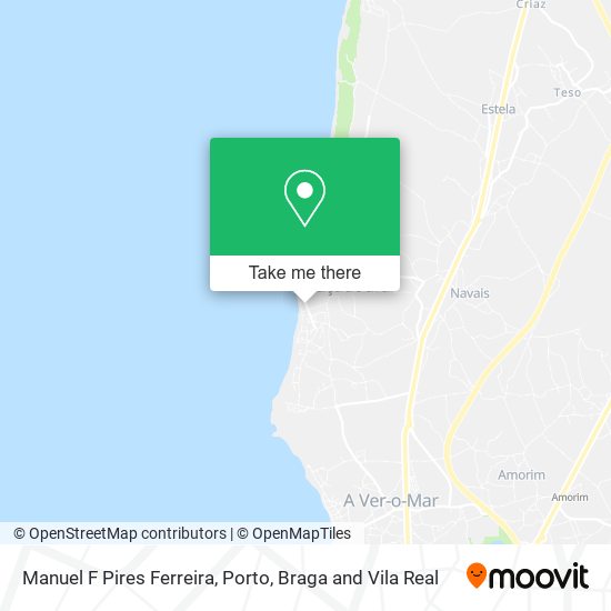 Manuel F Pires Ferreira map