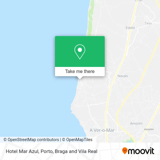 Hotel Mar Azul map