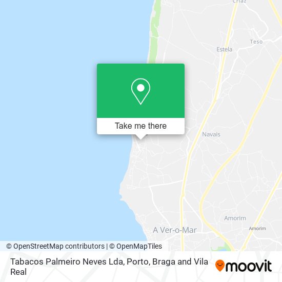 Tabacos Palmeiro Neves Lda map