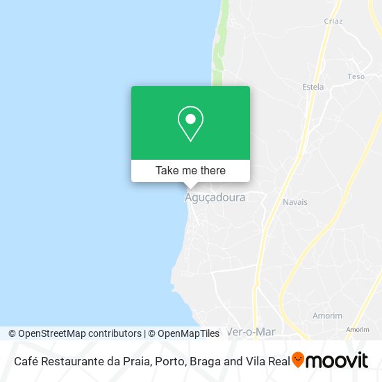 Café Restaurante da Praia mapa