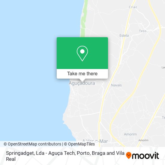 Springadget, Lda - Aguça Tech mapa