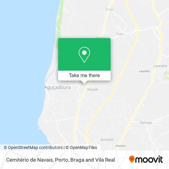 Cemitério de Navais map