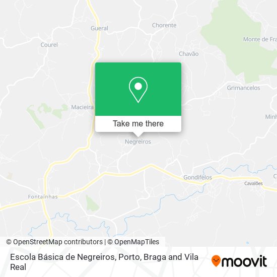 Escola Básica de Negreiros map