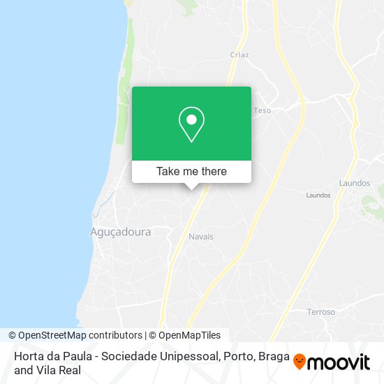 Horta da Paula - Sociedade Unipessoal map