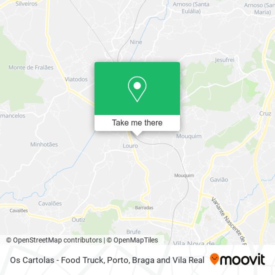 Os Cartolas - Food Truck map