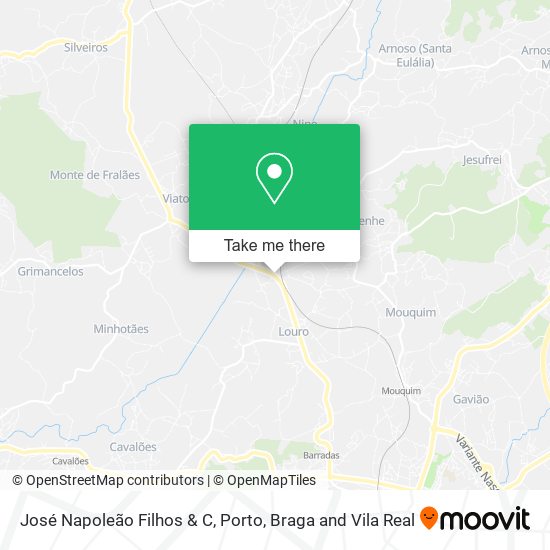 José Napoleão Filhos & C mapa