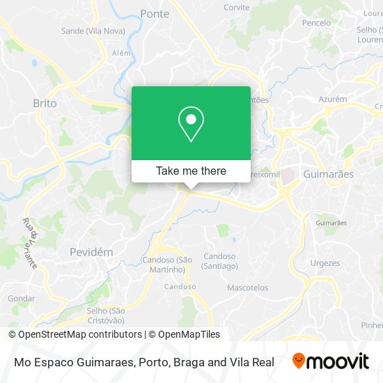 Mo Espaco Guimaraes map