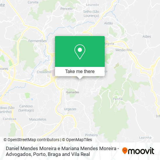 Daniel Mendes Moreira e Mariana Mendes Moreira - Advogados map