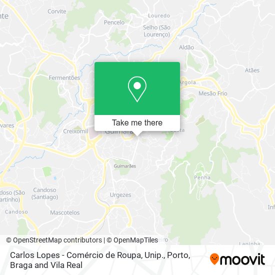 Carlos Lopes - Comércio de Roupa, Unip. map