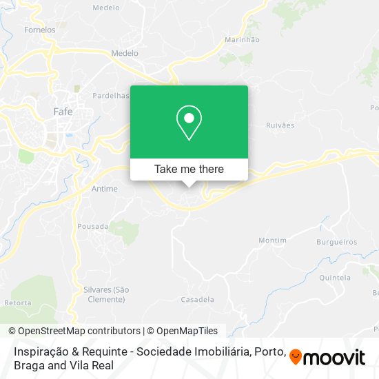 Inspiração & Requinte - Sociedade Imobiliária mapa