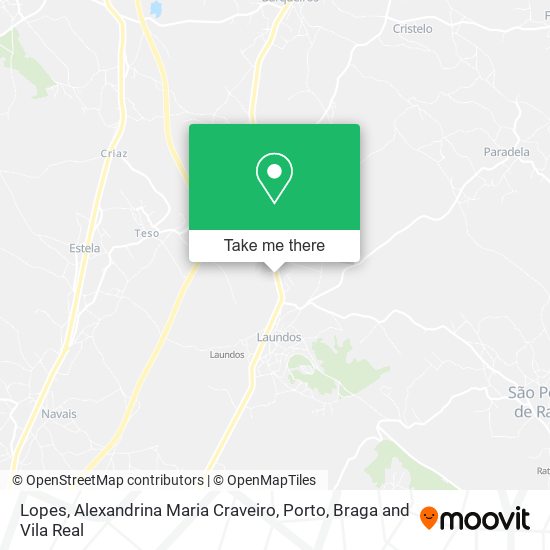Lopes, Alexandrina Maria Craveiro map