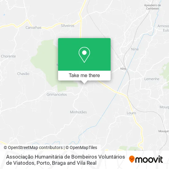 Associação Humanitária de Bombeiros Voluntários de Viatodos map