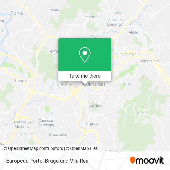 Europcar map