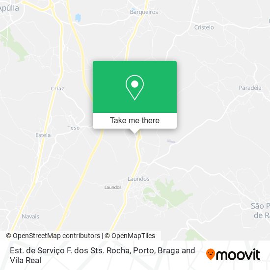 Est. de Serviço F. dos Sts. Rocha map