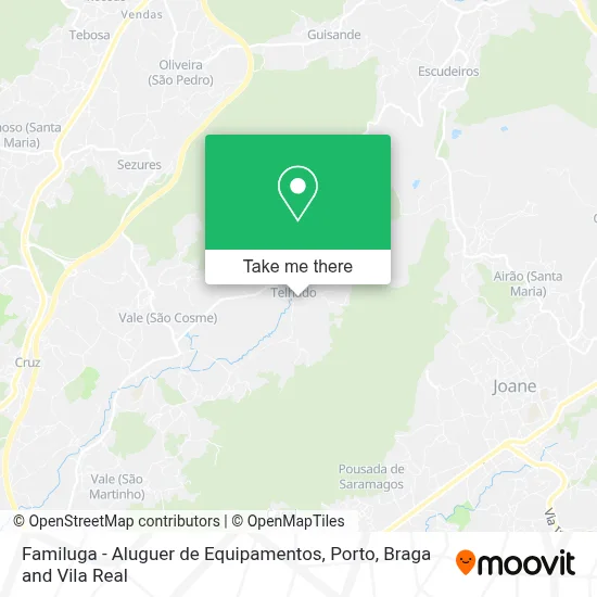 Familuga - Aluguer de Equipamentos map